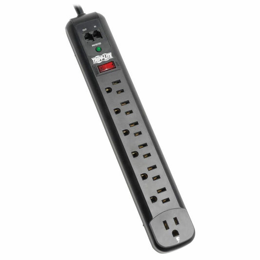 Tripp Lite Surge Protector Power Strip 120V Right Angle 7 Outlet