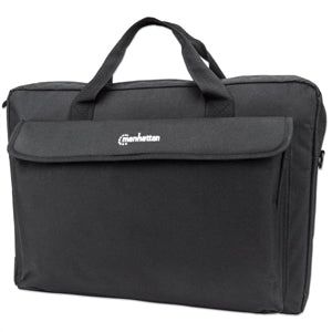 Manhattan London Laptop Bag 17.3" , Top Loader, Black
