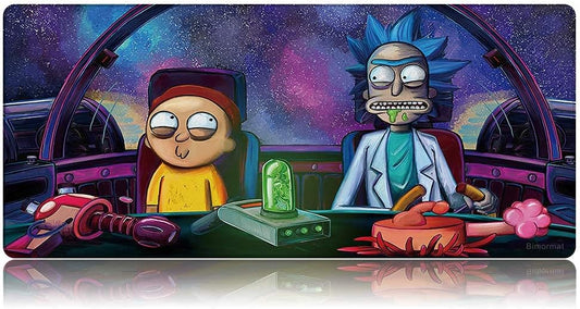 XL Gaming Mouse pad Rick and Morty cockpit