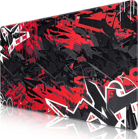 XL Gaming Mouse pad Black and Red