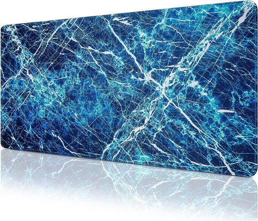 XL Gaming Mouse pad Dark Blue Marble