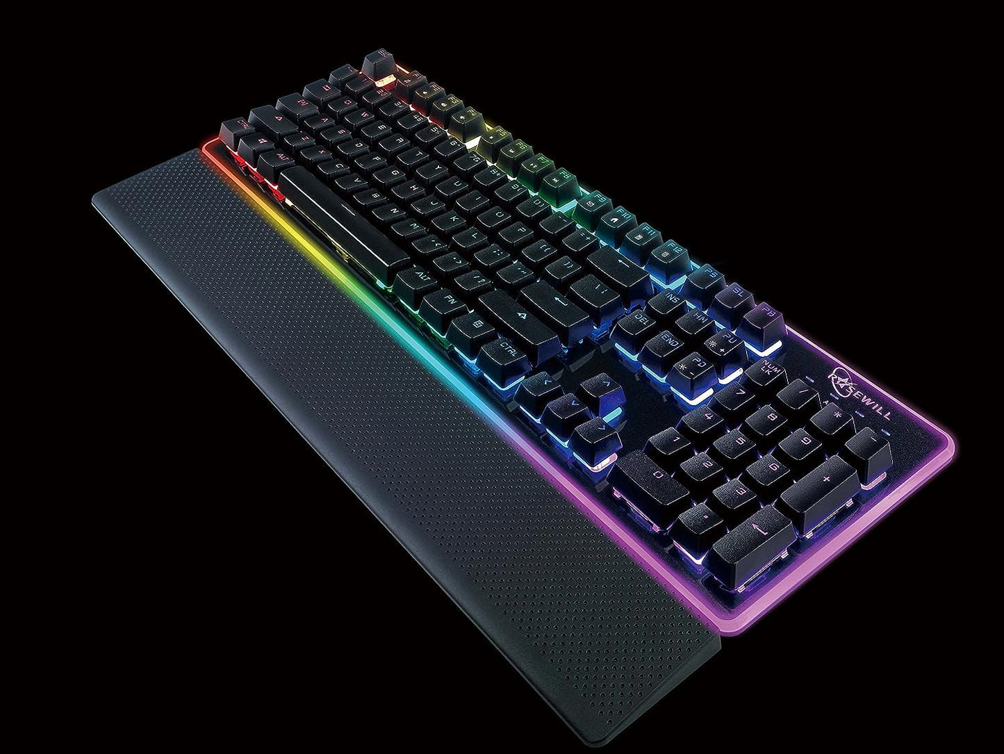 ROSEWILL Gaming Keyboard Model K51, Chroma RGB LED Backlit Wired Membrane Mechanical